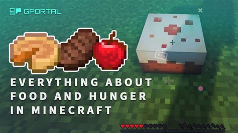 Gportal Minecraft Server Everything About Food And Hunger Youtube