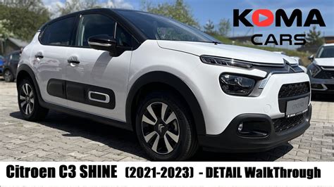 CitroËn C3 Shine 2023 Detailed Video Guide Review Dimensions