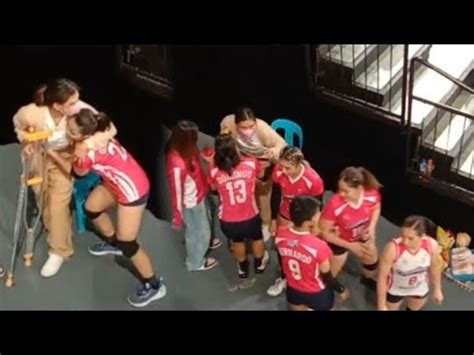 Alyssa Nilapitan Ni Jema At Team Creamline Bago Maglaro Grabe Ang Love