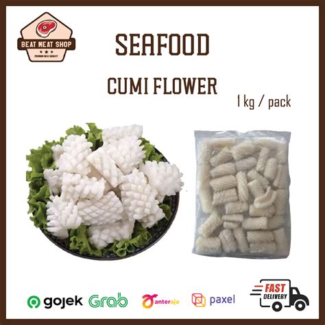 Jual Frozen Calamari Premium Import Cumi Flower Beku Squid 1 Kg