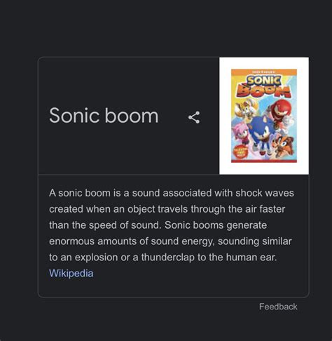 Sonic boom : r/GoogleMemes