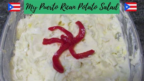 My Really Easy Puerto Rican Potato Salad Youtube