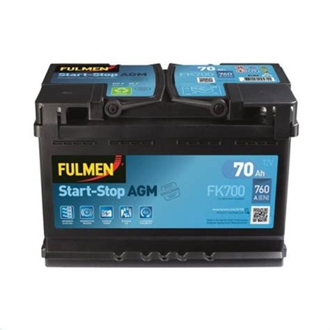 Batterie Fulmen Fk Agm V Ah A L Pyrenees Batteries