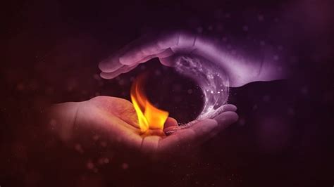 Download Yin And Yang Fire Water Royalty Free Stock Illustration Image