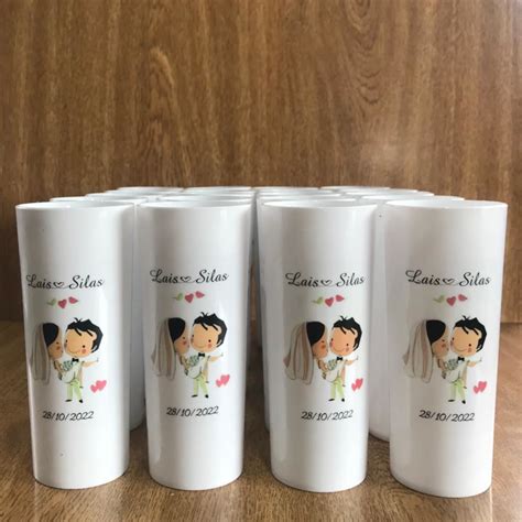 Copos Long Drinks Personalizados Casamento Uni Elo