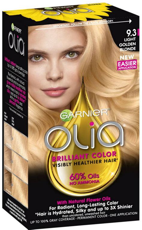 Garnier Olia Ammonia Free Hair Color Light Golden Blonde Ea