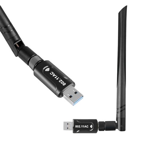 Juo DB1200AC USB 3 0 Dual Band 1200Mbps WiFi Kablosuz Alıcı Ağ Adaptörü