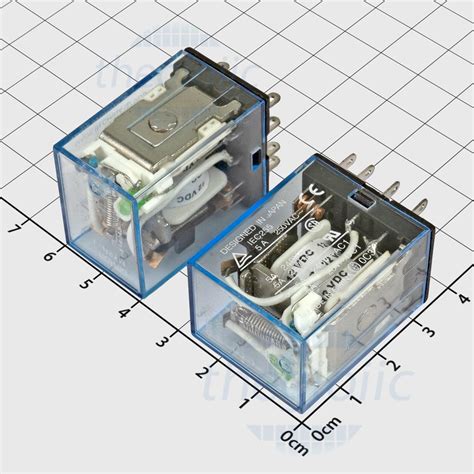 MY2N J 12VDC Rơ Le Trung Gian 5A DPDT 8 Chân 8 chân tháo lắp