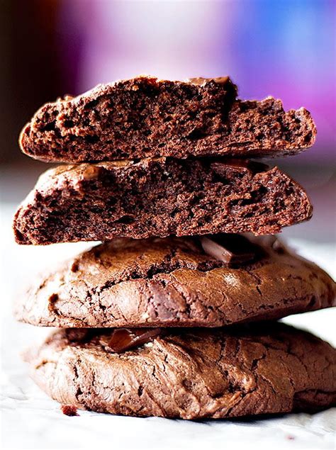 Chewy Double Chocolate Chunk Cookies