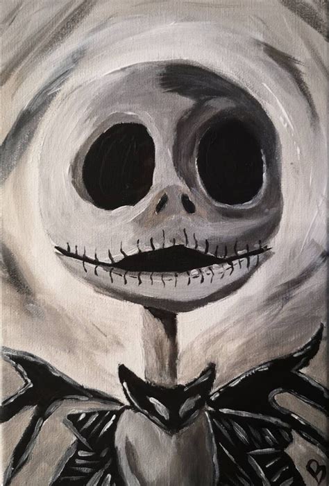 Spooky Jack Skellington Canvas Art