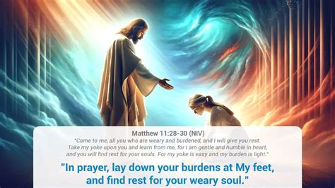 Jesus Prayer Reading In Prayer Lay Down Your Burdens At My Feet