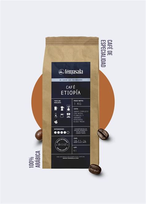 Café Etiopía 100 Arábica Molido Premium