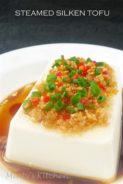 Mintys Kitchen Steamed Silken Tofu With Dried Shrimps