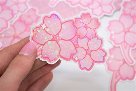 Sakura Cherry Blossom Spring Sticker Cute Spring Flower Sticker