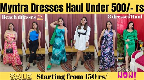 Myntra Dress Haul Myntra Party Wear Dressess Haul Myntra Dresses