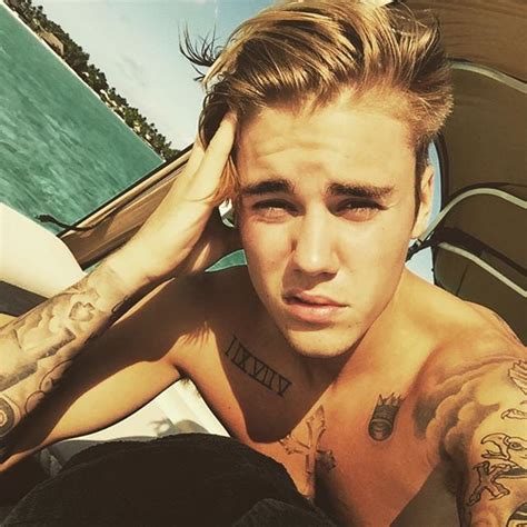 Justin Bieber Sexiest Male Celebrity Selfies 2015 Popsugar