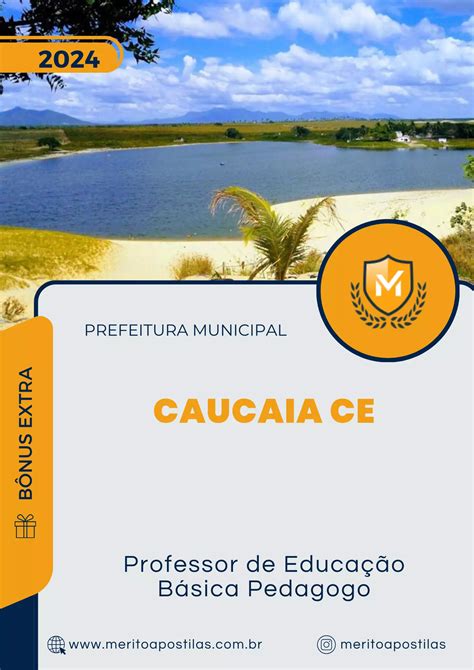 Apostila Professor de Educação Básica Pedagogo Prefeitura de Caucaia CE