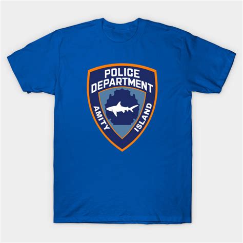 Amity Island Police Department Police Department T Shirt Teepublic