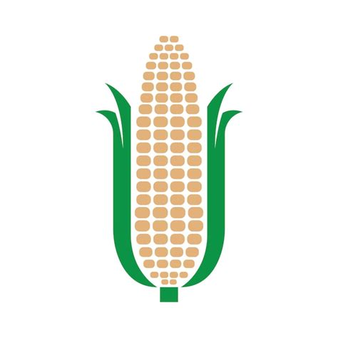 Premium Vector Sweet Corn Icon Logo Design Illustration