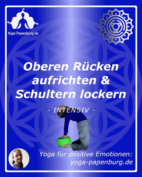 Oberen Rücken Schultern dehnen und lockern in intensiv