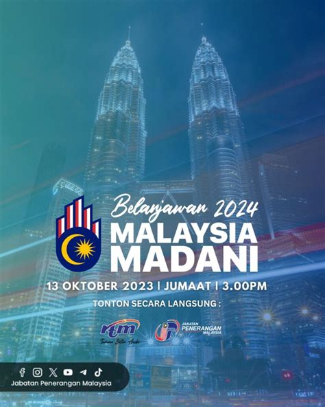 Pembentangan Belanjawan 2024 Malaysia Madani Oleh Perdana Menteri