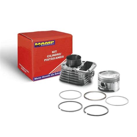 Kit Cilindro Pistão e Anel Xr 250 Tornado Cbx 250 Twister Até 2008