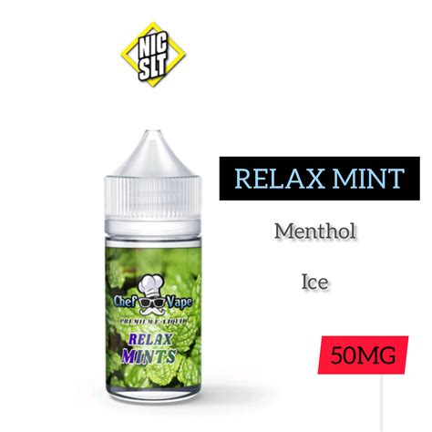 Nicotine Salt Relax Mint 30ml50mg Vapology E Cigarettesvaporizers