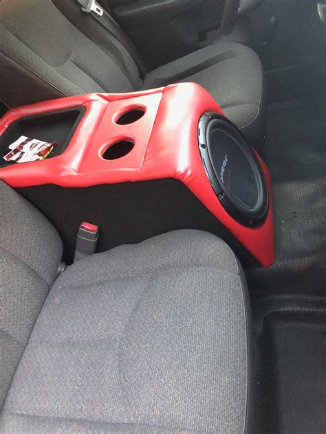 Chevy Silverado Extended Cab Console Replace Sub Subwoofer Box Enclosu Ak Audio