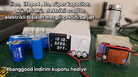 WANPTEK TPS1203 POWER SUPPLY HER ÇEŞİT PIL SÜPER KAPASİTÖR SARJ EDER 0V