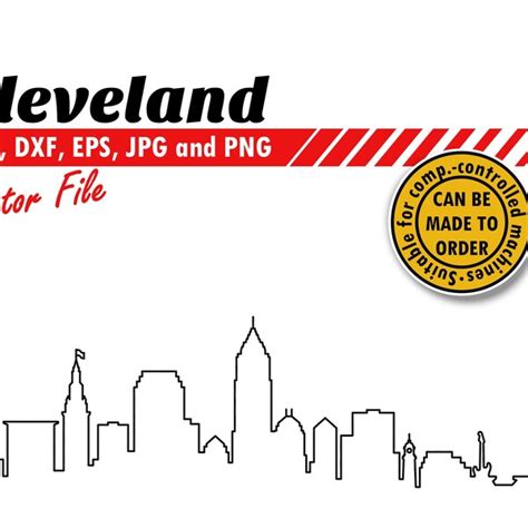 Cleveland Skyline - Etsy