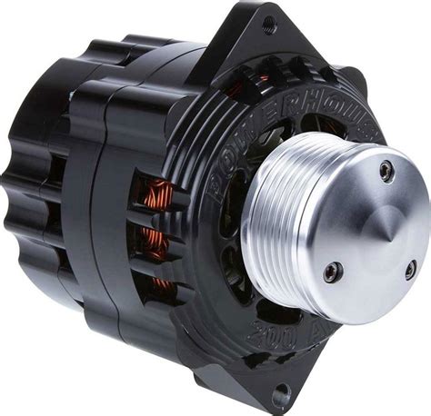 Cvr Billet Powerhouse Alternator Black — Automotive Fast Lane Spares