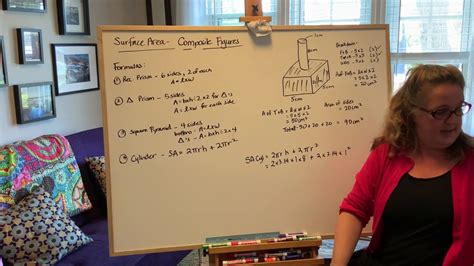 Surface Area Composite Figures Youtube