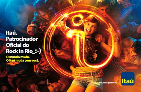 Itaú Rock In Rio Creative Poster Design Creative Posters Rock Rio