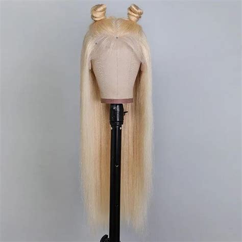 613 Lace Frontal Straight Wig | Blonde lace front wigs, Human hair lace wigs, Human hair wigs blonde