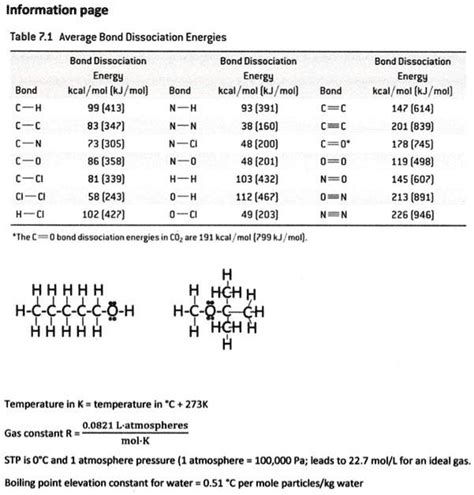 Solved Estimate The Enthalpy Change In Kj Mol For The Off