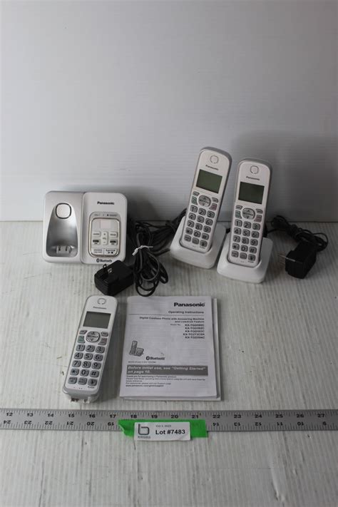 (3) Digital Cordless Phones - Bodnarus Auctioneering