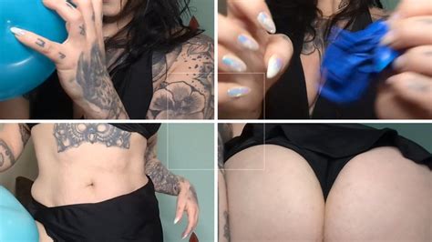 Chubby Girlfriend Body Pops Balloons For Your Birthday Gift Amara Zane Lesbian BDSM And Fetish