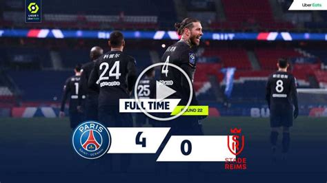 FT: PSG 4-0 Reims, Sergio Ramos STRIKES! (VIDEO HIGHLIGHTS) - MySportDab