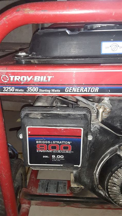 Generator Troy Bilt 3500 Watts For Sale In Phoenix Az Offerup