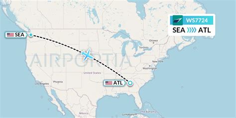 WS7724 Flight Status WestJet Seattle To Atlanta WJA7724