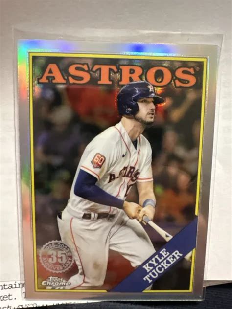 Topps Chrome Kyle Tucker E Anniversaire R Fracteur Bc