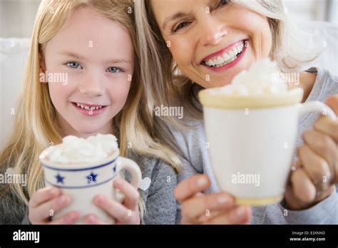 Woman Drinking Hot Chocolate Hi Res Stock Photography And Images Alamy