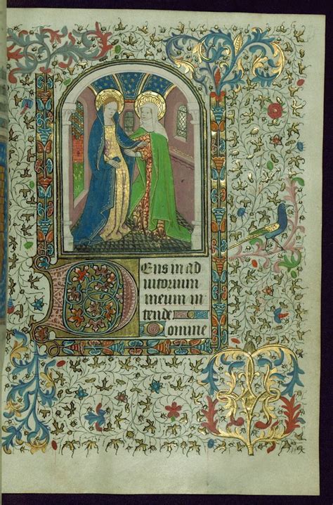 Book Of Hours Visitation Walters Manuscript W 267 Fol 38r Book Of