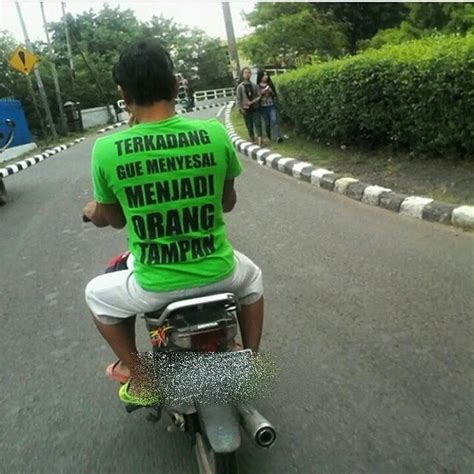 6 Tulisan Di Kaus Pengendara Motor Ini Nyeleneh Bikin Ngakak Hot Liputan6