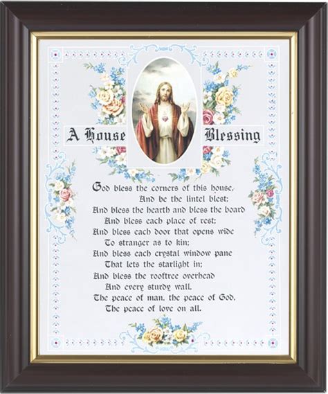 A House Blessing Prayer Framed Print