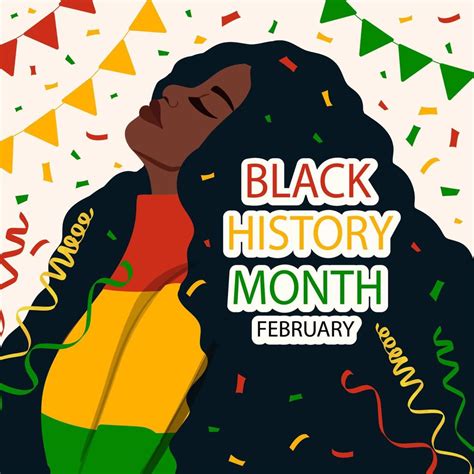 African American Black History Month Celebrate Vector Poster 13736358 Vector Art at Vecteezy