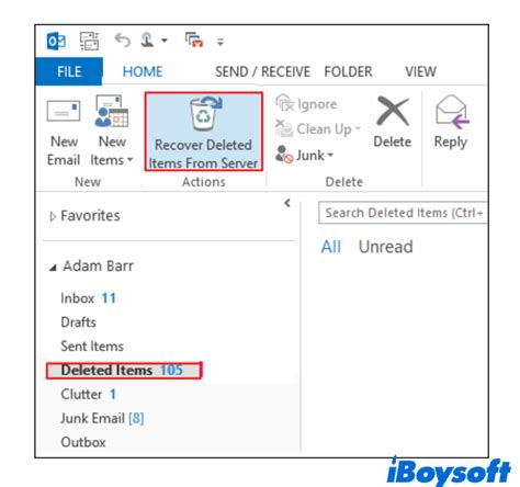 [definite Guide] How To Recover Deleted Outlook Folder