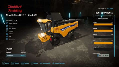 New Holland Ch Von Zladdi V Mod Landwirtschafts Simulator