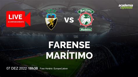 Farense Vs Mar Timo Ta A Da Liga Acompanhamento Ao Vivo Narra O