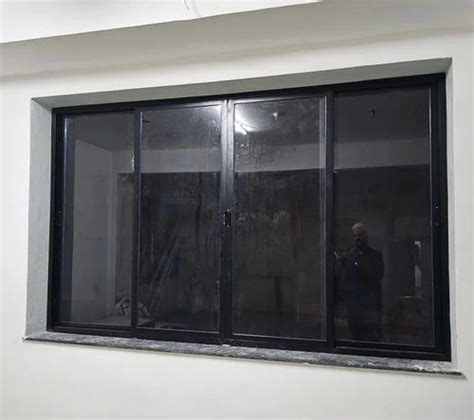 Glass White Aluminum Track Sliding Windows At Rs Sq Ft In Indore